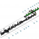 8000 KG Pack Energy Storage Battery Assembly Line Engineering Machine