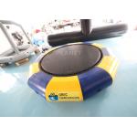 3m Kids Inflatable Water Games Floating Trampoline With Ladder for sale