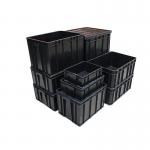 Reusable Packing ESD Safe Plastic Boxes Corrugated Bin Antistatic for sale