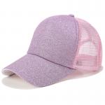 Elegant Design Custom Glitter Trucker Hat , Beautiful Womens Trucker Cap for sale