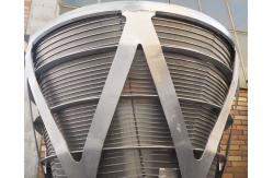 China Polishing Wedge Wire Baskets Customized Size and 2.03mm Wire Diameter supplier