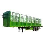 Second Hand New Design Fence Semi Trailer 80 Ton Loading Capacity for sale