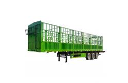 China Second Hand New Design Fence Semi Trailer 80 Ton Loading Capacity supplier