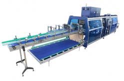 China Low Noise Automatic Heat Shrink Group Packaging Wrapper Machine For Bottles Can supplier