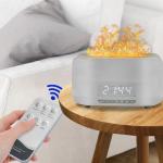 HOMEFISH 400ml Ultrasonic Flame Air Humidifier With Bluetooth for sale
