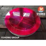 ASME SA182 F304 UNS S30400 Stainless Steel Heat Exchanger Tubesheet of Tube Bundle