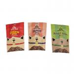 Custom Printed Flat Bottom Snack Pouhes with Matte Surface for Food Packaging Bag for sale