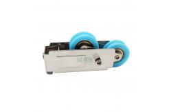 China Professional Factory Easy to Install Pulley Blue Door Window Pulley supplier