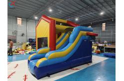 China Factory Moonwalk Inflatable Bouncer Jumping Castle Bounce House Combo With Slide supplier