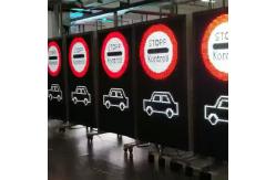 China Wireless 346 DIP LED Traffic Signs 10000 Pixels Per Square Meter supplier