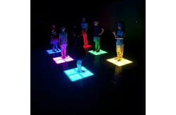 China Interactive Floor Tiles LED Jumping Grid Interactive Game For Entertainment supplier