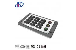 China Excellent Tactile Feel Backlit Metal Keypad , Weatherproof Keypad Customizable Key Layout supplier