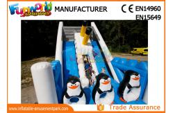 China Penguin Double Sided Outdoor Commercial Inflatable Slide Durable And Fireproof supplier