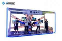 China Multiplayers 9D VR Express Shop VR Shooting Simulator 42 Games supplier