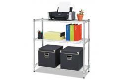 China Small Chrome Finish Office Storage Racks  / Adjustable Metal Shelving Unit supplier
