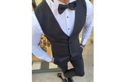 China Men'S Dark Custom Tuxedo Suit 46''-56'' Shawl Collar Tuxedo Waistcoat supplier