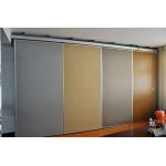 Commercial Sliding Partition Walls / 65mm Thickness Folding Room Dividers for sale