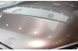 China Battle Ash Gray metallic thin Gloss Car Vinyl Wrap moisture proof supplier