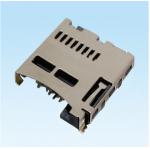 Push T-Flash Memory Card Connector PIN=8P high 1.9mm with internal welding for sale