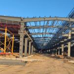 Prefab Steel Structure Warehouse High Intensity Metal Structure Building for sale