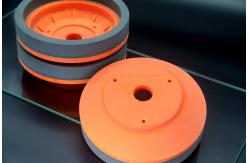 China OEM Slate Orange Resin Grinding Wheel Diamond Edging Bowl Shape supplier