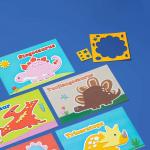 Soft Elastic 3D Cartoon Stickers PVC Foamed Leather EVA Foam Stickers 2mm for sale