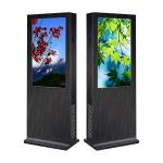 FCC 75 Inch LCD Touch Screen Kiosk 1920×1080 Anti Electromagnetic for sale