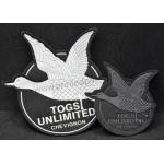 Debossed 300psi 3M Reflective Labels Iron On Patches For Jeans for sale