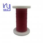 Red Silk Covered USTC Litz Wire 84 Strands For Audio Silver Conductor for sale