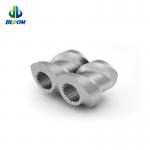 Parallel Co Rotating Twin Screw Plastic Extruder Nickel Alloy Screw For PEEK Production for sale