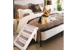 China Four Section Foldable Plastic 43x14x80cm Dog Ramp High Bed Non Slip supplier
