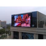Commercial Giant Led Screen Outdoor Advertising , Outdoor Digital Message Board 10mm Real Pixels for sale