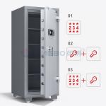 Thick Steel Safe Box Fire Resistant Safe UL Fire Rating120mins Fire Rated Safe