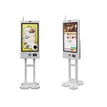 27inch Touch Screen Self Ordering Kiosk machine With 80mm Printer Scanner