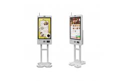 China 27inch Touch Screen Self Ordering Kiosk machine With 80mm Printer Scanner supplier