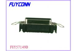China 50 Pin Centronic PCB Right Angle Female Connector Certified UL supplier