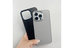 China TPU PC Inlay Double Sided 1mm Groove Phone Case Cover Metal Camera Frame supplier