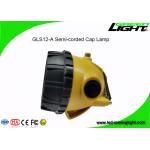 15000lux LED Cordless Mining Cap Lights 1.7W With Low Power Warning Function for sale