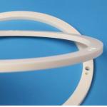White Annular Perforated Ceramic Part Ultimate Choice for Industrial