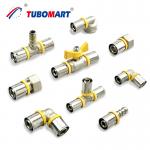 Multilayer Composite Pipe Fittings Brass Pex Al Pex Gas Pipe Press Fittings