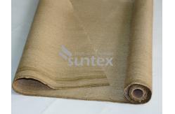 China Vermiculite Coated Fiberglass Fabric for fire and welding blanket supplier
