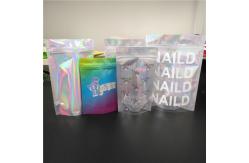 China Printed Vape Cartridge Foil Pouch Packagi Salt Spice Glitter Shinny Iridescent Bag supplier