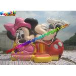 Mickey Mouse Commercial Bouncy Castles ,  Inflatable Bounce House With PVC tarpaulin for sale