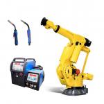 6 Axis 700Kg FANUC M-900iB/700 Robot Arm With AOTAI Welder And BINZEL MAG Gun for sale
