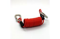 China Best PVC Coating Safety Spring Coil Retractable Tool Lanyard supplier