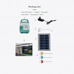 Solar Camping Household Charging Emergency Light With Radio