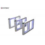 Ce Certified Servo Motor Pedestrian Access Gate Sus304 Brushed Stainless Steel for sale