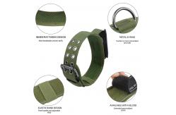 China Pet Adjustable Tactical Dog Collar Reflective Thickened Nylon Collar supplier
