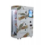 Transparent Shelves Fresh Flower Vending Machine 18.5 Inch With Humidity Temperature Control for sale