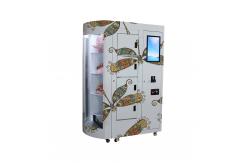China Transparent Shelves Fresh Flower Vending Machine 18.5 Inch With Humidity Temperature Control supplier